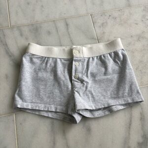 Brandy Melville Grey Boxer Shorts